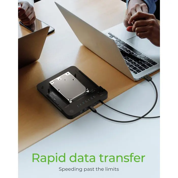 Icybox IB-2915MSCL-C31 "clone & dock" station for M.2 NVME & SATA 2.5”/3.5” SSD/HDD