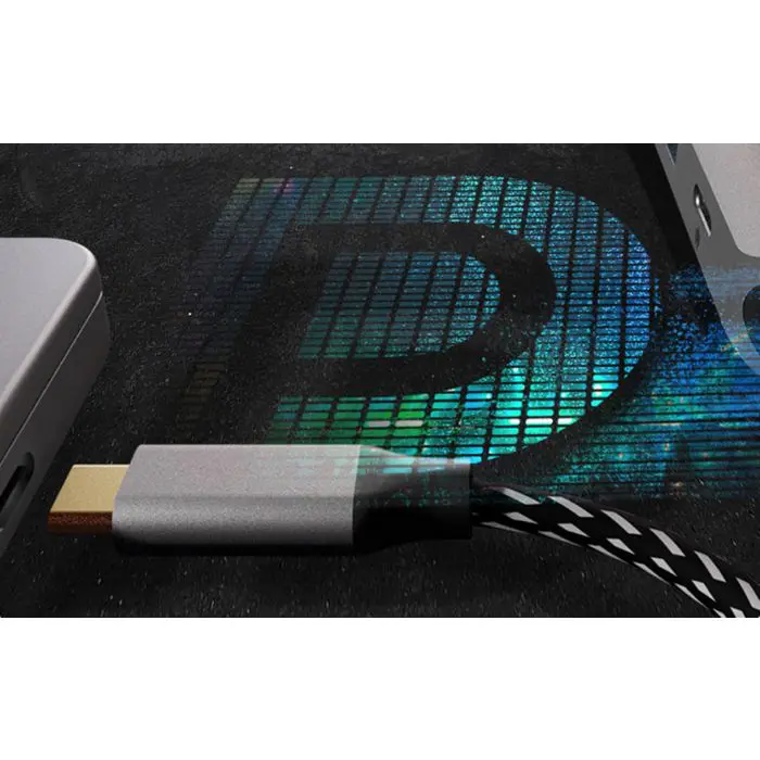 IcyBox IB-DK4012-CPD USB-C 9-in-1 docking station with Power Delivery 100W