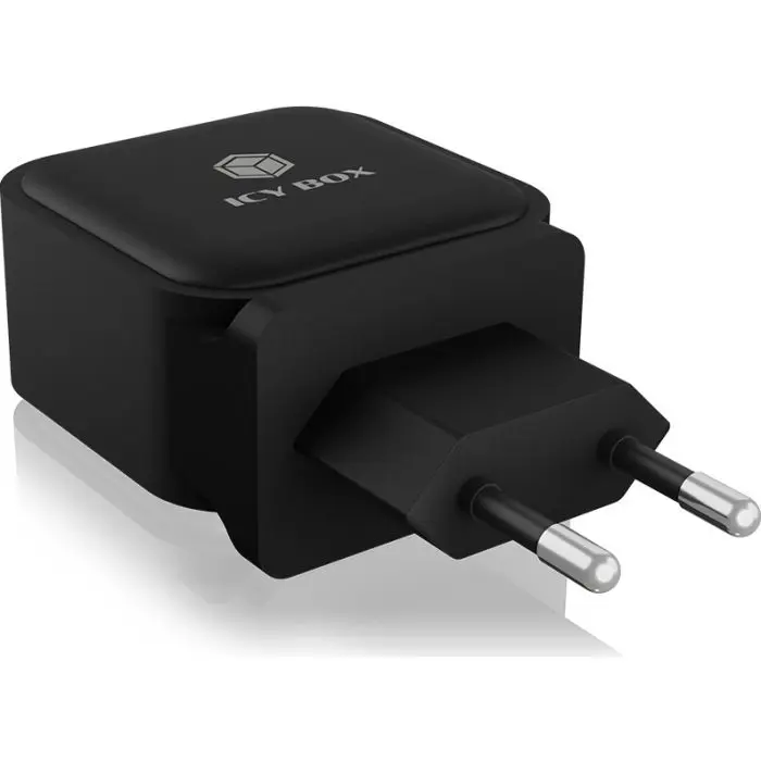 IcyBox IB-PS1030-PD 3-portni USB-C/A 65W GaN polnilec