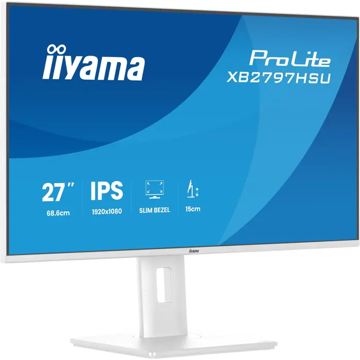 Iiyama G-Master GC2781HSU-B1 (68.6 cm (27 inches), black, FullHD, VA, Curved, Free-Sync Premium, USB hub, 144Hz panel)
