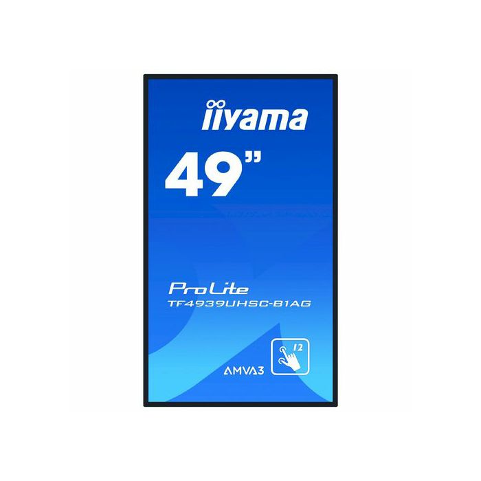 IIyama Interaktives Touchscreen-Display ProLite TF4939UHSC-B1AG - 124.5 cm (49") - 3840 x 2160 4K Ultra HD - TF4939UHSC-B1AG
