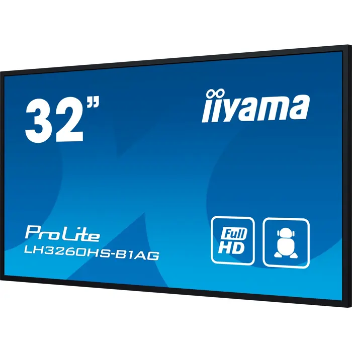 iiyama LH3260HS-B1AG, Public Display (black, FullHD, IPS, Quad-Core)