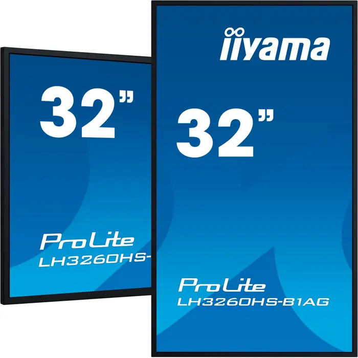 iiyama LH3260HS-B1AG, Public Display (black, FullHD, IPS, Quad-Core)
