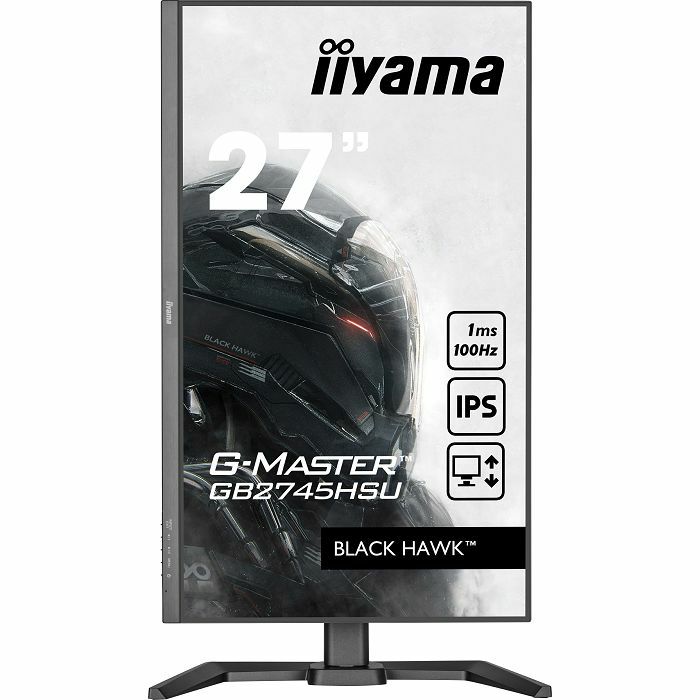 IIYAMA Monitor LED GB2745HSU-B1 27" IPS 1920 x 1080 @100Hz   250 cd/m² 1ms HDMI DP USB Full Ergonomic Speakers