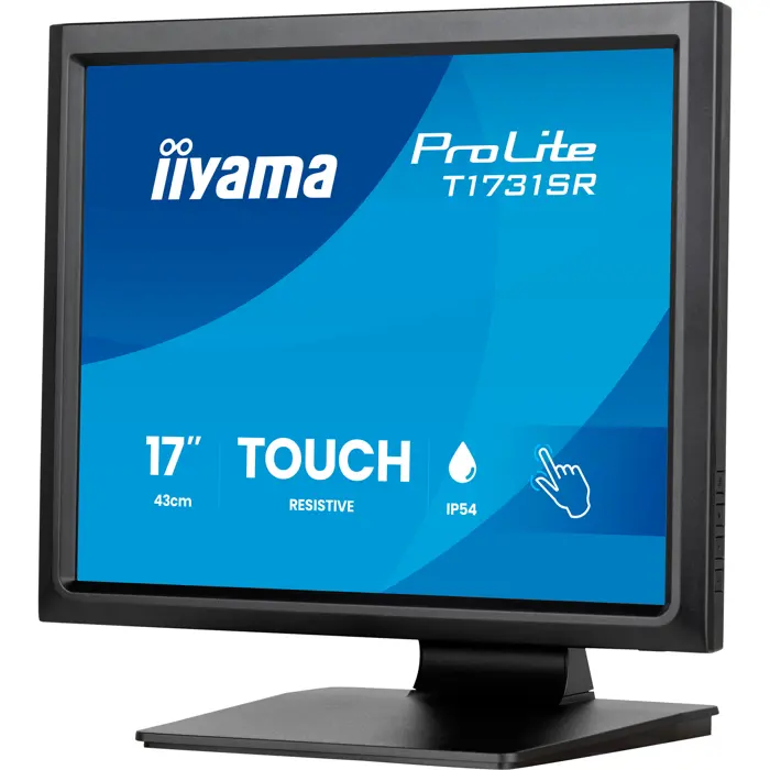 Iiyama ProLite T1731SR-B2S (43 cm (17 inches), black (matt), SXGA, TN, touchscreen, HDMI, DP, VGA)