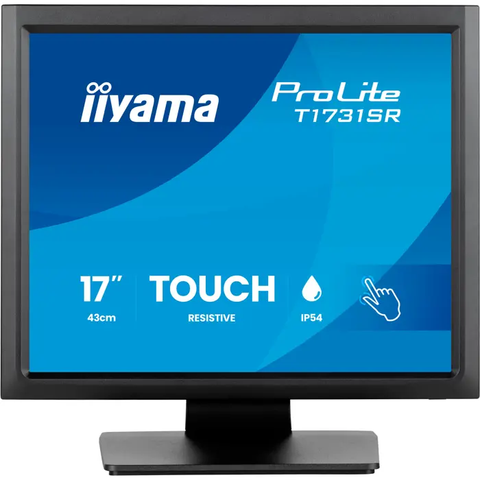 Iiyama ProLite T1731SR-B2S (43 cm (17 inches), black (matt), SXGA, TN, touchscreen, HDMI, DP, VGA)