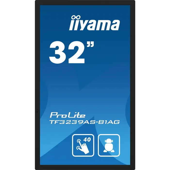 iiyama ProLite TF3239AS-B1AG, public display black (matt), FullHD, IPS, touchscreen