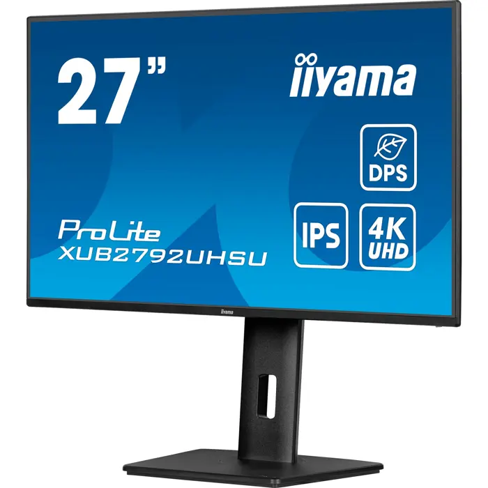 Iiyama ProLite XUB2792UHSU-B6 - 27 - black (matt), UltraHD/4K, IPS, HDMI, DP, USB-C