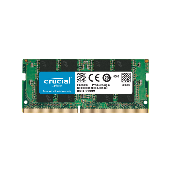 RAM SODIMM DDR4 16GB PC4-21300 2666MT/s CL19 DR x8 1.2V Crucial - CT16G4SFRA266