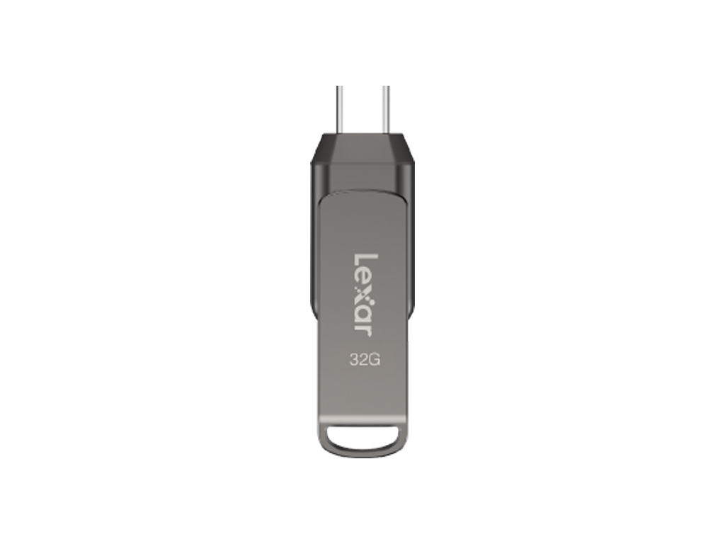 USB ključek Lexar JumpDrive Dual D400, 32GB USB 3.1 Type-C, 100 MB/s - LJDD400032G-BNQNG