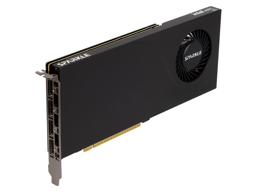 Grafična kartica Intel ARC B50 Pro Blower, 16GB GDDR6, PCIe 5.0, 4x DP 2.1, Sparkle - SBP50W-16G