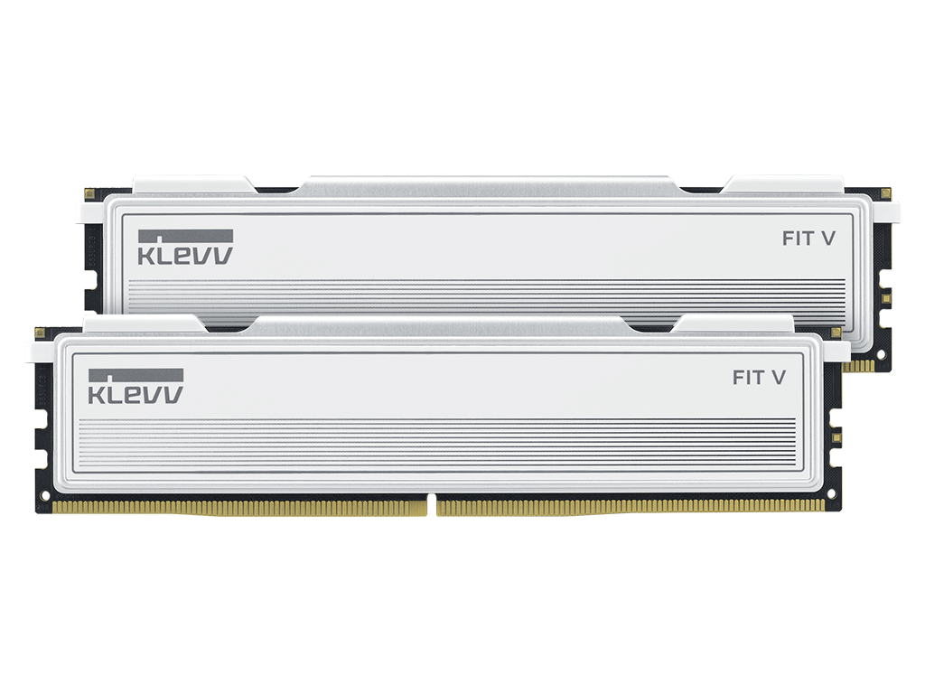 RAM DDR5 32GB Kit (2x16GB) 6000MT/s CL28 1.35V, Klevv FIT V, bel, EXPO/XMP - KD5AGU880-60B280F