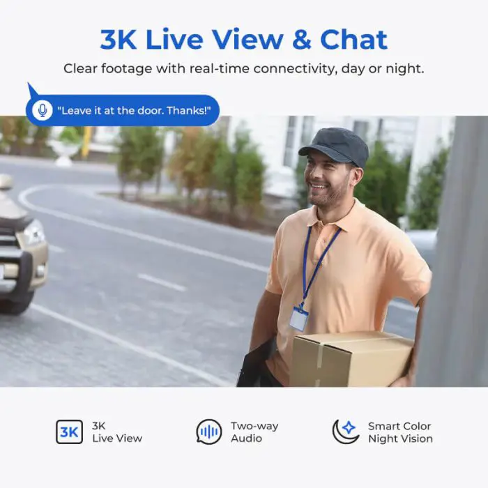 IMILAB EC6 3K Wi-Fi Outdoor Security Camera