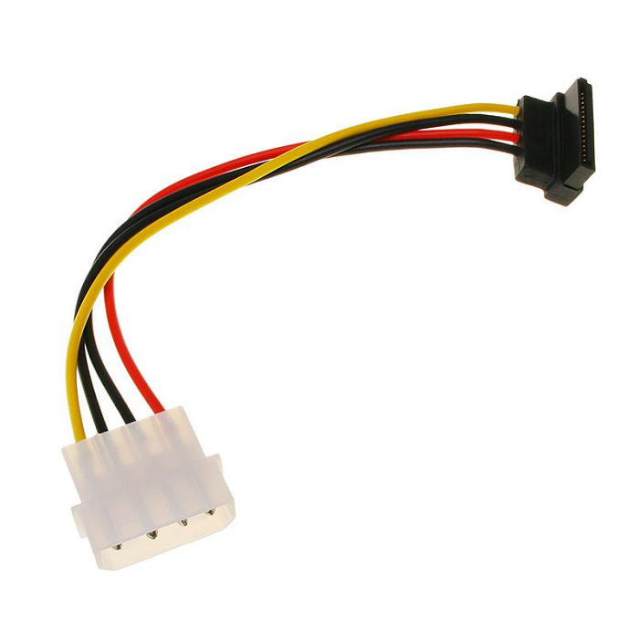 InLine SATA Strujnil na 4-Pin Molex 90° gornji 29670X