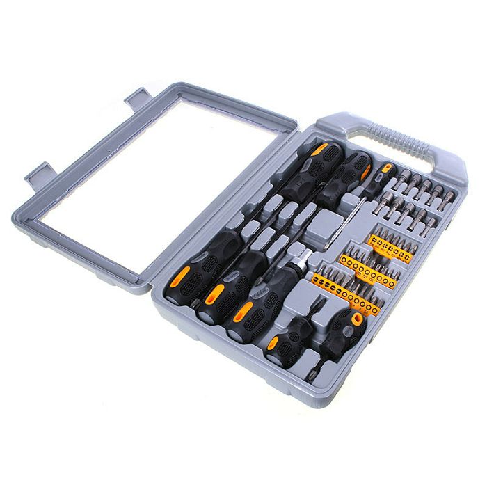 InLine screwdriver bit set, 45 pieces 43077