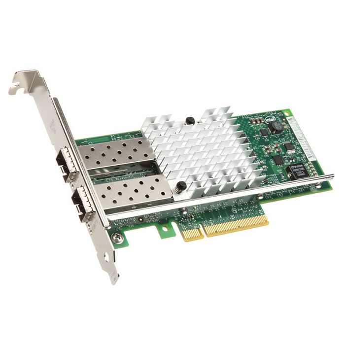 Intel X520-DA2, 2x 10GBase SFP+ Direct Attach, PCIe x8 - Retail E10G42BTDA