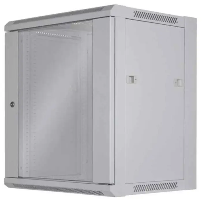 Intellinet 19" Wallmount Cabinet, 12U, 450 mm (17.7 in.) Depth, Gray