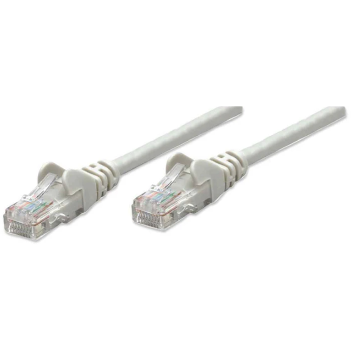 Intellinet Cat6, CCA, U/UTP, PVC, RJ45, 15m, sivi