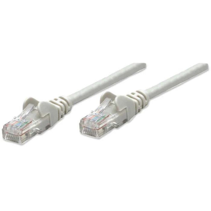 Intellinet Cat6, CCA, U/UTP, PVC, RJ45, 3m, sivi