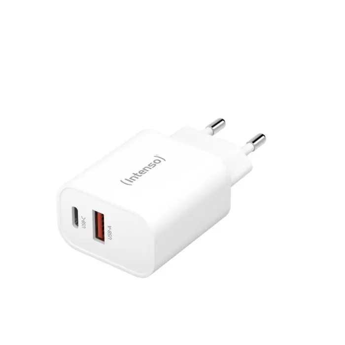 Intenso 30W power supply with USB-C and USB-A W30AC
