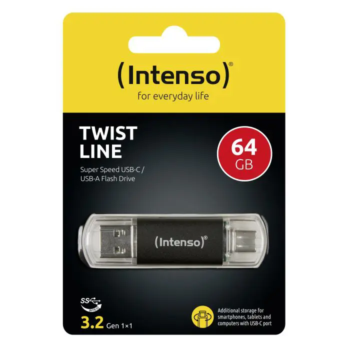Intenso 64GB Twist Line USB 3.2 / USB-C memory stick