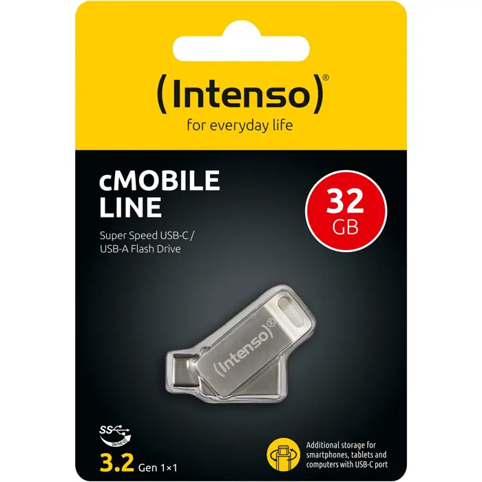 Intenso cMOBILE LINE 32GB USB 3.0 - silver
