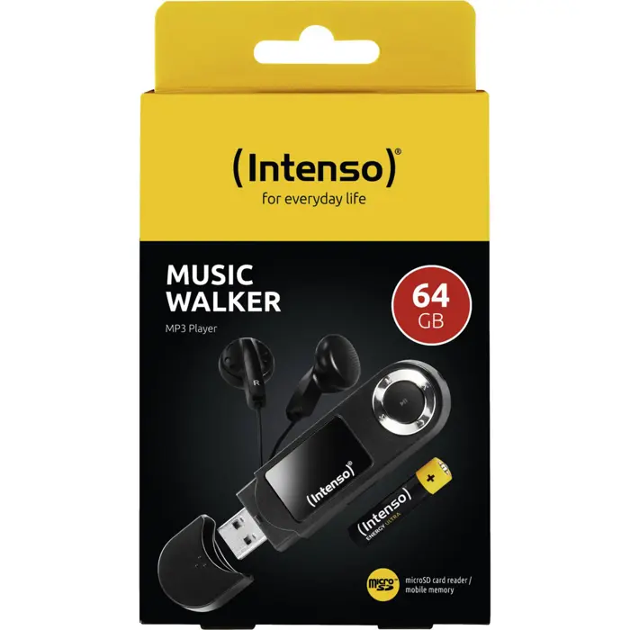 Intenso Music Walker, MP3 player (black, 64 GB)