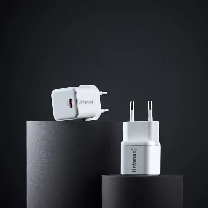 Intenso Power Adapter W30C 2-pack GaN (white, 30Watt)