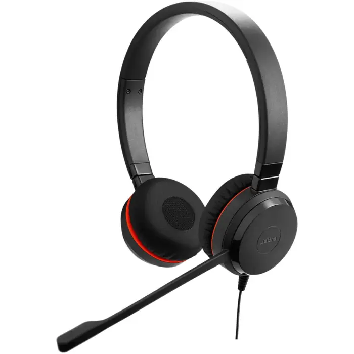 Jabra Evolve 30 II (black, UC, 3.5 mm jack, USB C and USB A, stereo)