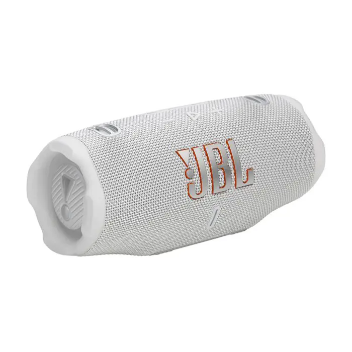 JBL Charge 6 Bluetooth portable speaker, white