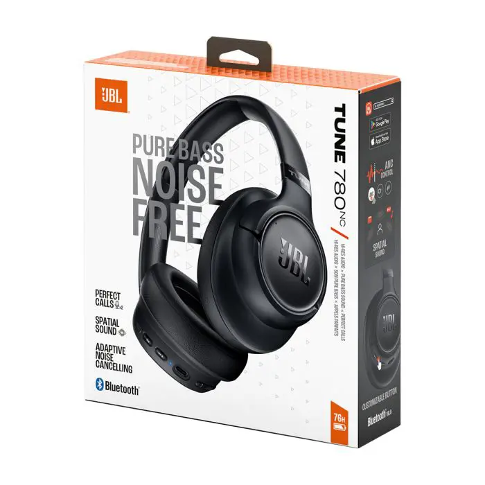JBL Tune 780NC wireless headphones, black