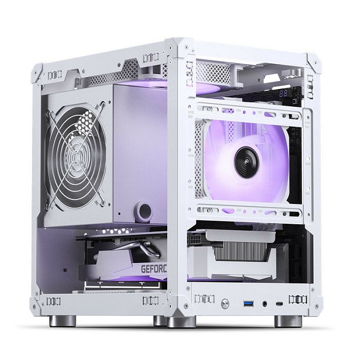 Jonsbo C6 Micro-ATX case - white C6 White