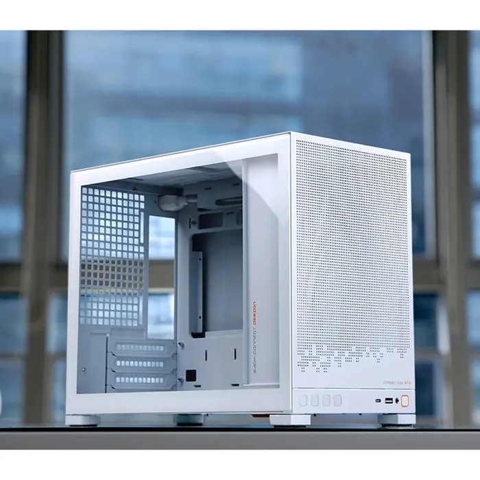Jonsbo D32 STD White PC Case, Mini, mATX, Glass