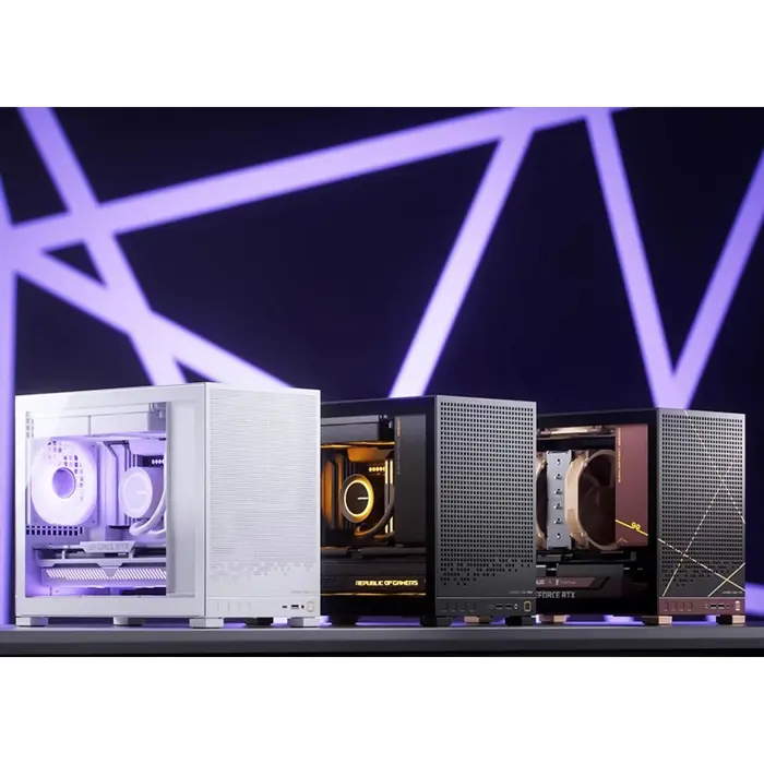 Jonsbo D32 STD White PC Case, Mini, mATX, Glass