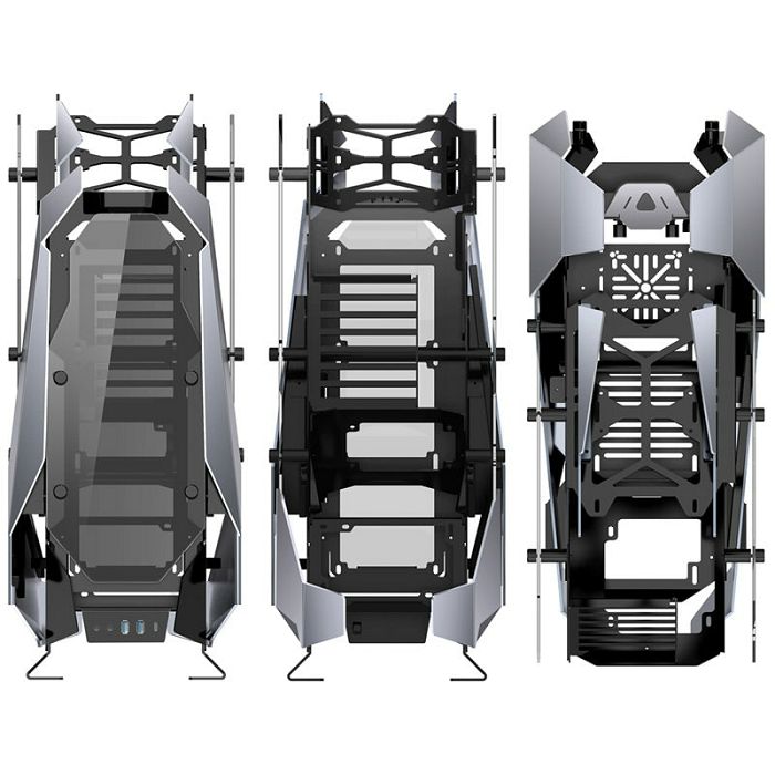 Jonsbo MOD5 Big-Tower Showcase, Kaljeno staklo - sivo MOD5 Grey      