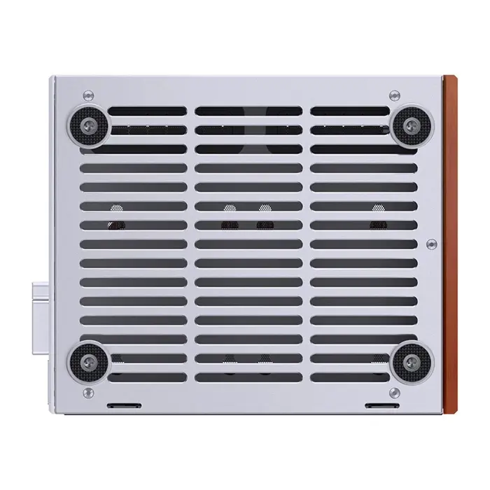 Jonsbo T6 PC Case, Mini-Tower, Mini-ITX, Tempered Glass, Wood - Silver