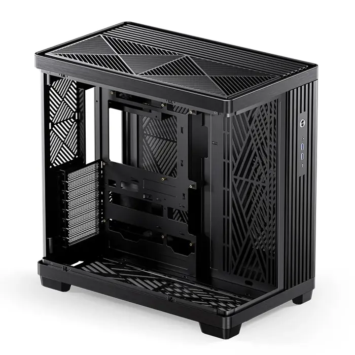 Jonsbo TK-4 Gehäuse, Midi-Tower, ATX, Tempered Glass - black