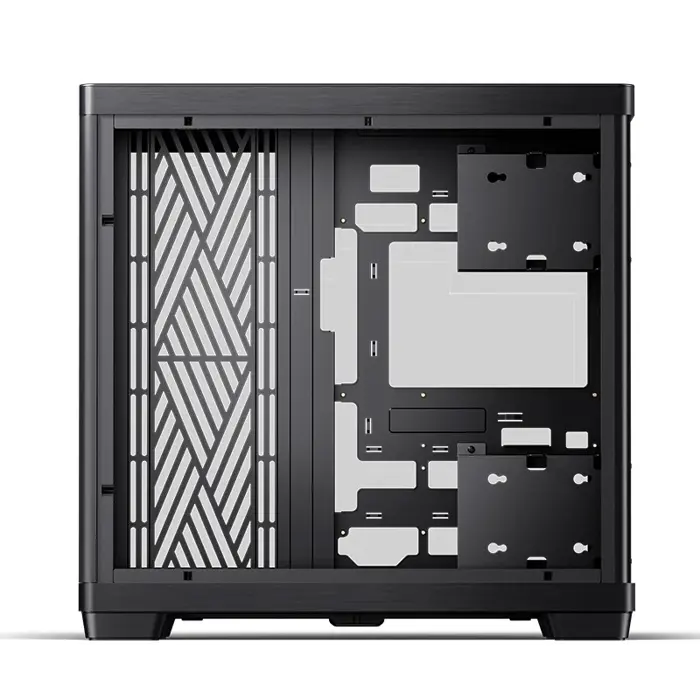 Jonsbo TK-4 Gehäuse, Midi-Tower, ATX, Tempered Glass - black