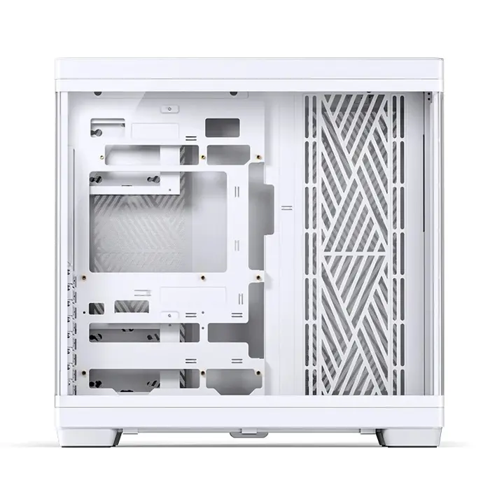 Jonsbo TK-4 Gehäuse, Midi-Tower, ATX, Tempered Glass - weiß