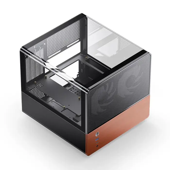 Jonsbo V12 PC-Gehäuse, Mini-Tower, Micro-ATX - black