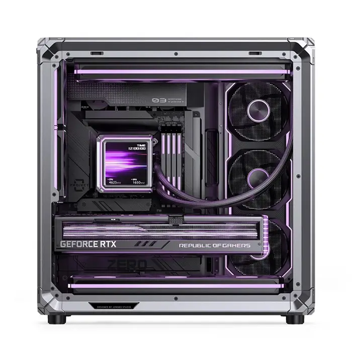 Jonsbo X400 Pro PC-Gehäuse, Midi-Tower, ATX, Tempered Glass - grau