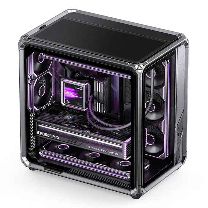 Jonsbo X400 Pro PC-Gehäuse, Midi-Tower, ATX, Tempered Glass - grau