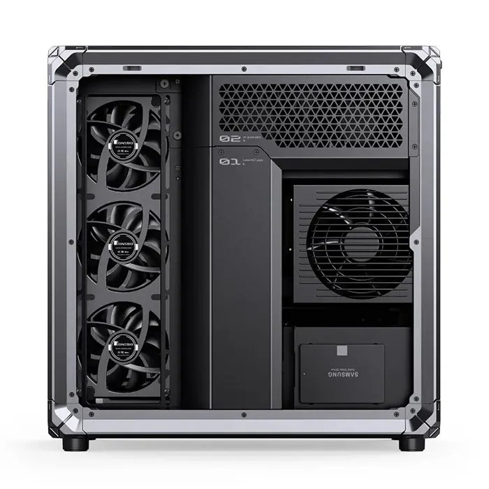 Jonsbo X400 Pro PC-Gehäuse, Midi-Tower, ATX, Tempered Glass - grau