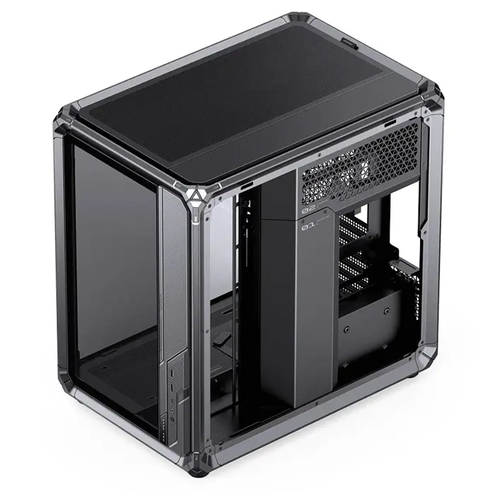 Jonsbo X400 Pro PC-Gehäuse, Midi-Tower, ATX, Tempered Glass - grau