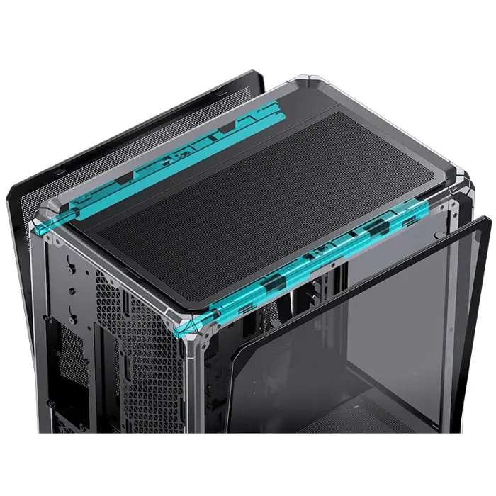Jonsbo X400 Pro PC-Gehäuse, Midi-Tower, ATX, Tempered Glass - grau
