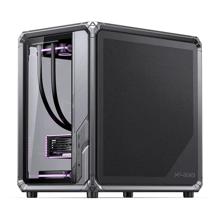 Jonsbo X400 Pro PC-Gehäuse, Midi-Tower, ATX, Tempered Glass - grau
