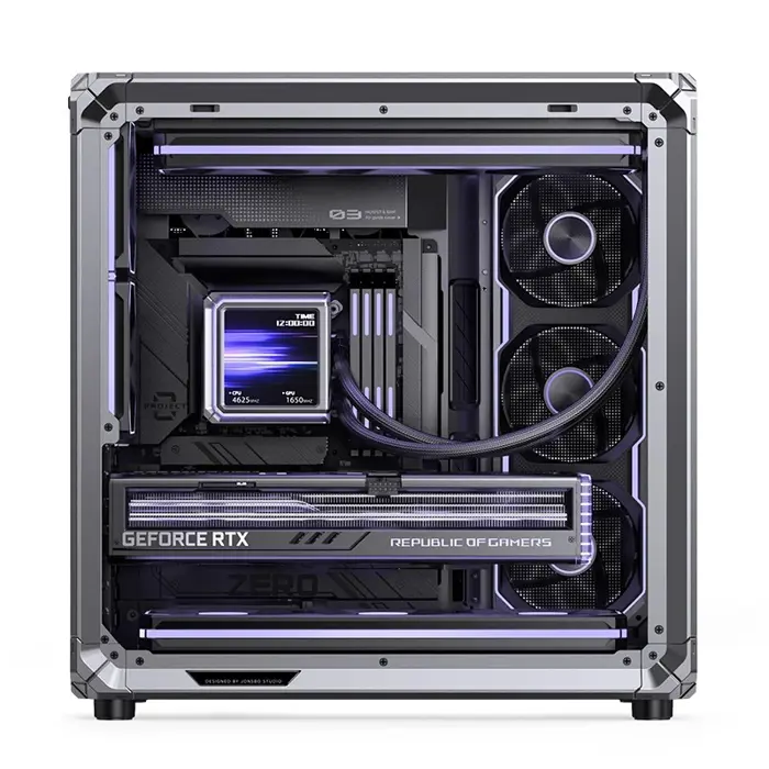Jonsbo X400 Pro PC-Gehäuse, Midi-Tower, ATX, Tempered Glass - grau