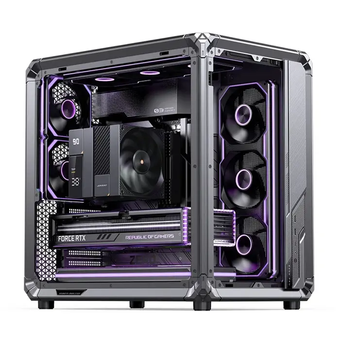 Jonsbo X400 Pro PC-Gehäuse, Midi-Tower, ATX, Tempered Glass - grau