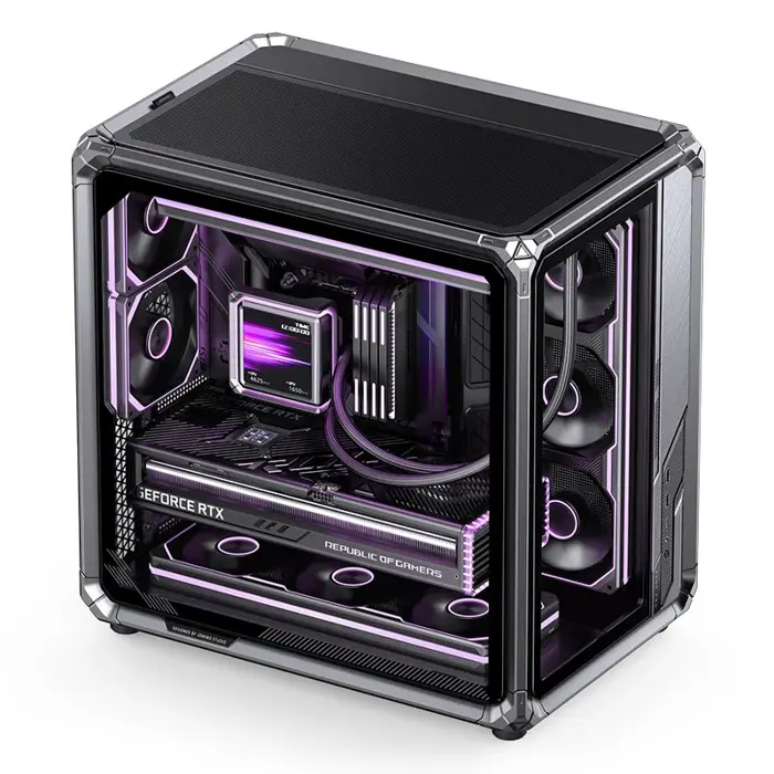 Jonsbo X400 Pro PC-Gehäuse, Midi-Tower, ATX, Tempered Glass - grau