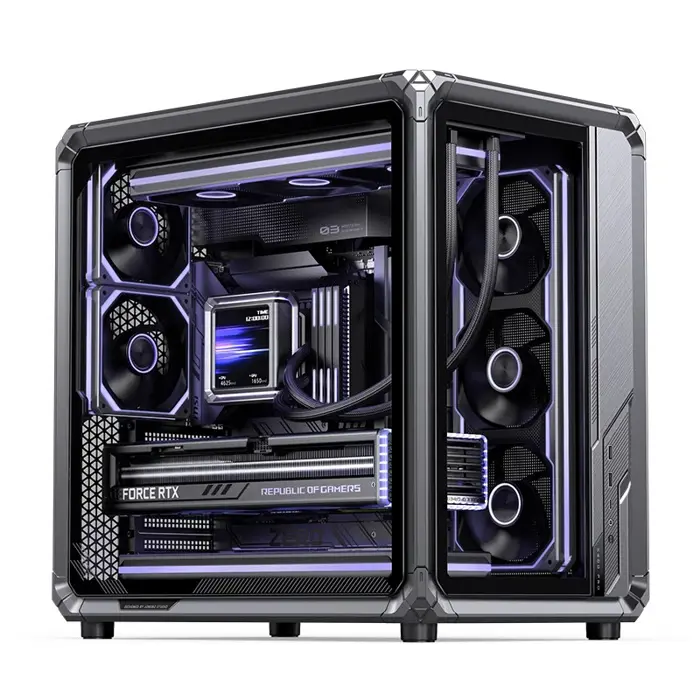 Jonsbo X400 Pro PC-Gehäuse, Midi-Tower, ATX, Tempered Glass - grau